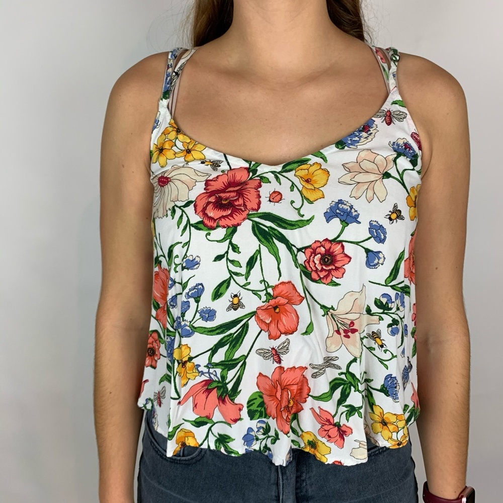 Hollister Floral Tank Top